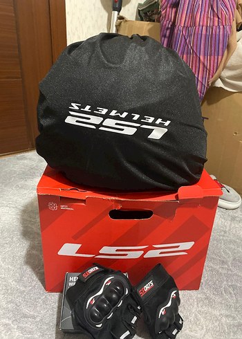 Renkli LS2 Biker Kask, Parlak Pembe Desenli - Görsel 6