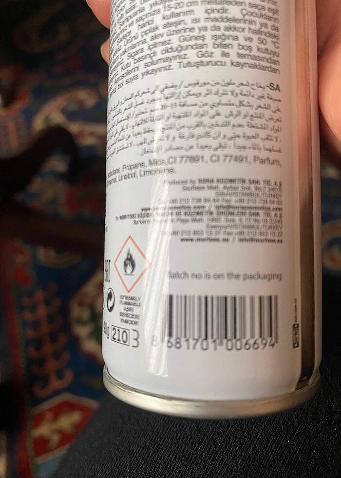 Sarı saç boya spreyi - Görsel 4