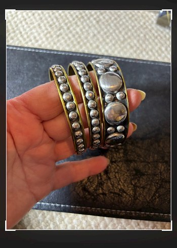 Altın Renkli Bohem Tokalı Bilezik Seti - Görsel 2