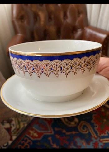 Pastel Beyaz Seramik Yemek Servis Tabağı - Görsel 2