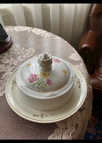 Pastel Beyaz Seramik Yemek Servis Tabağı - Görsel 5