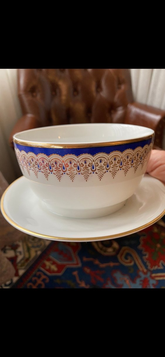 Pastel Beyaz Seramik Yemek Servis Tabağı - Görsel 2