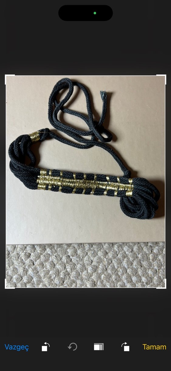 Altın Renkli Boncuklu Bohem Midi Kolye - Görsel 2