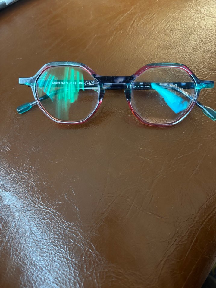 Parlak Çok Renkli Kadın Gözlüğü - Görsel 3