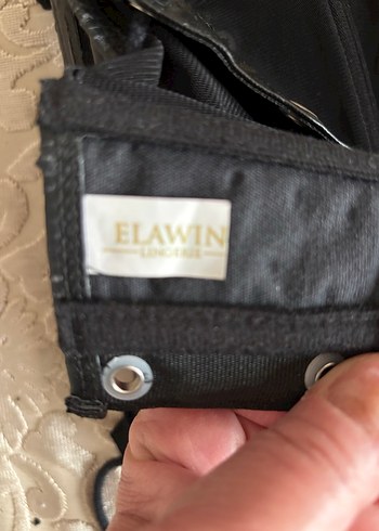 Siyah Deri Straplez Gotik Mini Büstiyer - Görsel 5