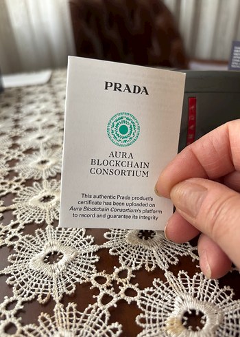 Prada Gri Baskılı Kadın Gözlük kılıfı - Görsel 2