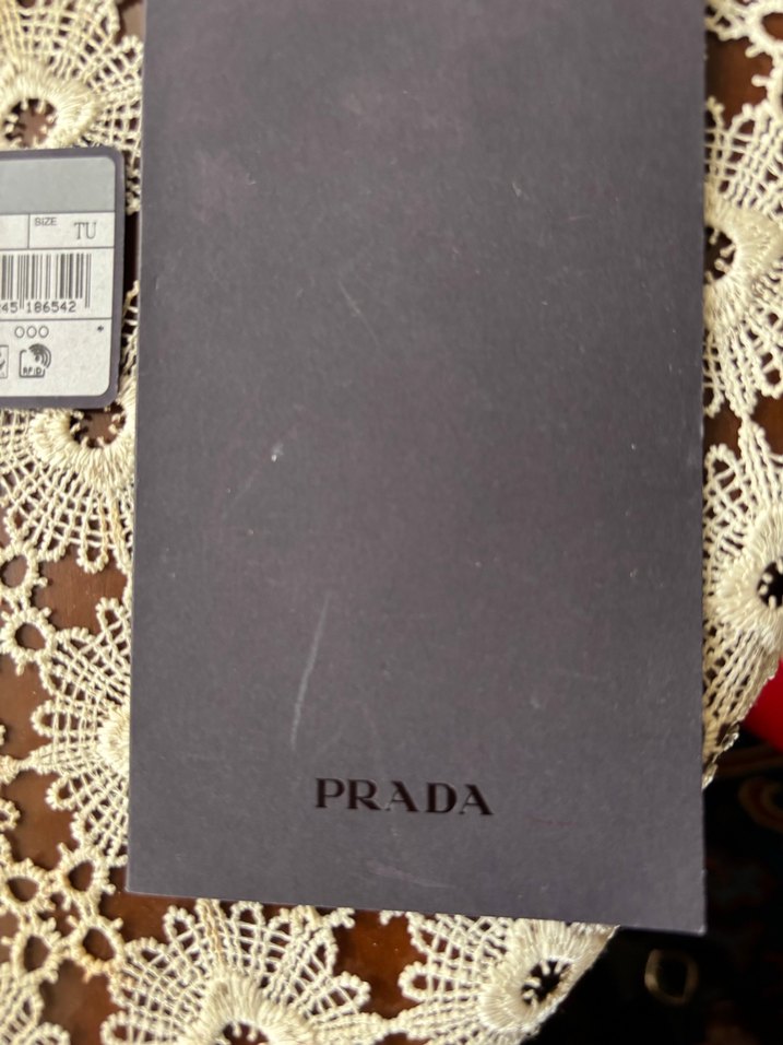 Prada Gri Baskılı Kadın Gözlük kılıfı - Görsel 5