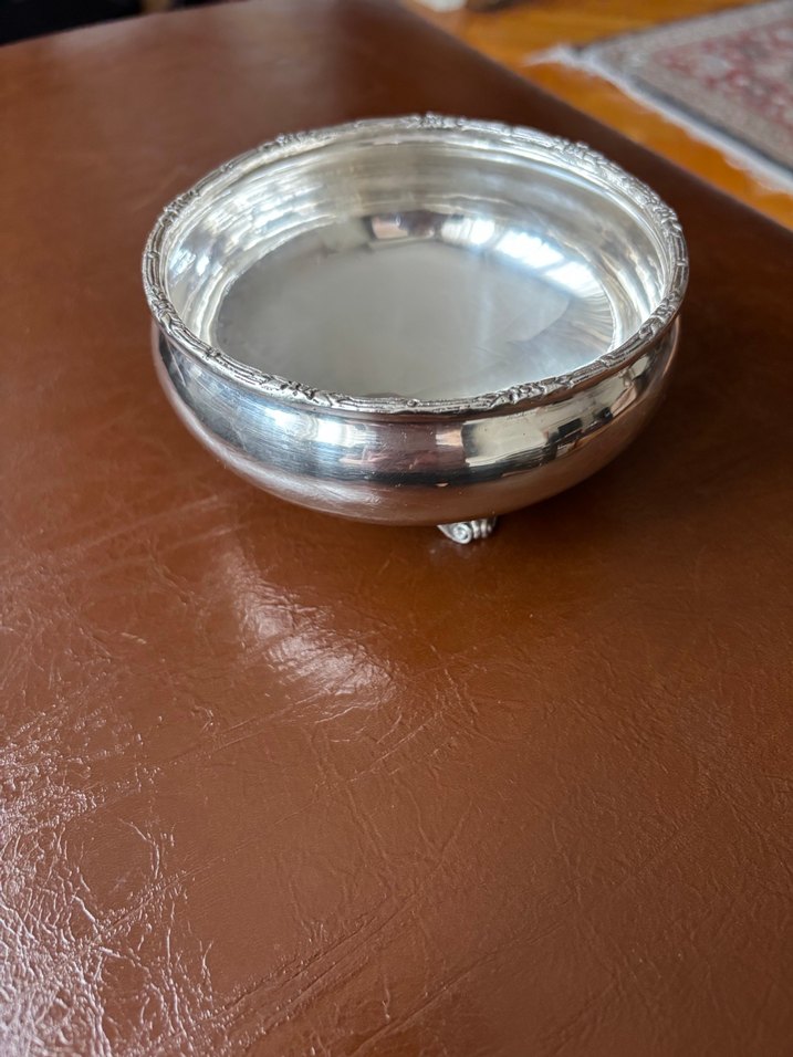 Antika Vintage gümüş şekerlik - Görsel 2