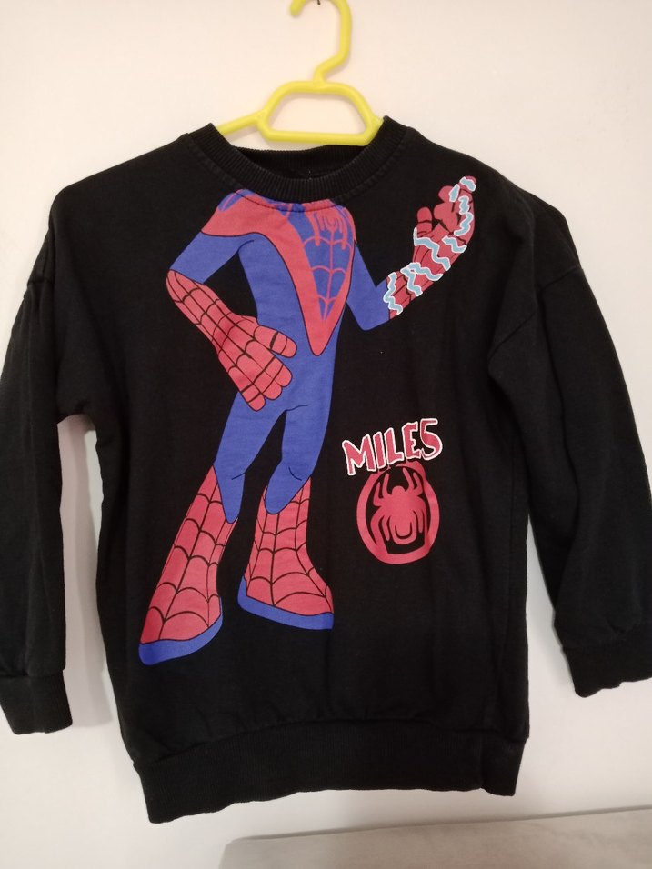 Erkek Çocuk Kareli Gri Sweatshirt hepsinin fiyatı 500 TL - Görsel 4