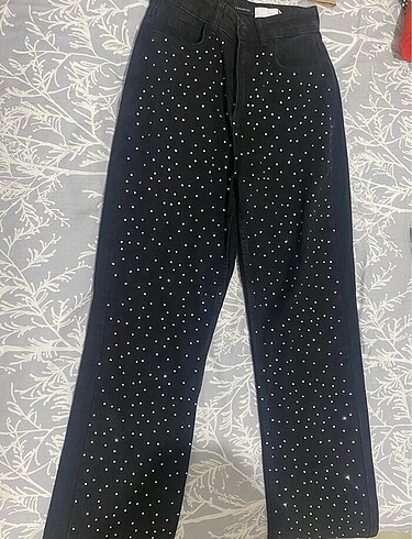 xs Beden Taşlı Pantolon