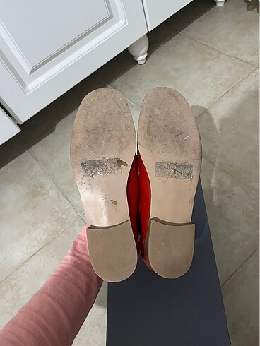 38 Beden kırmızı Renk Elle loafer