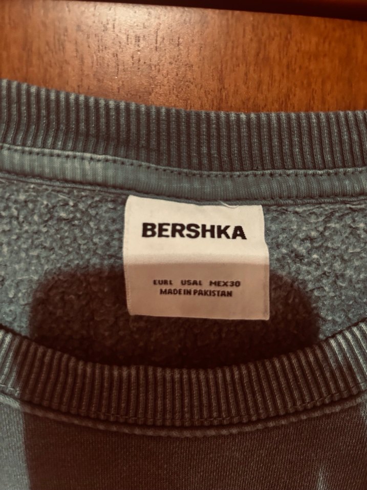 Gri Süet Kadın Sweatshirt - Görsel 3