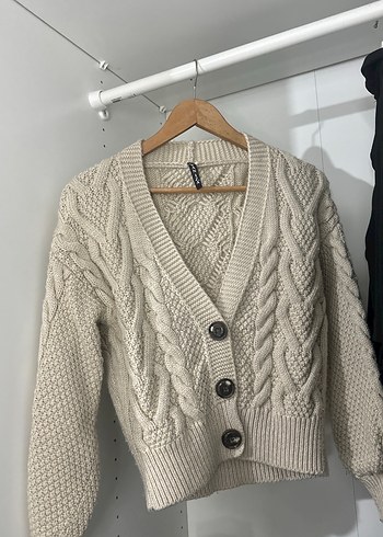 Trendy Örgü Kadın Hırka - Görsel 2