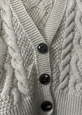 Trendy Örgü Kadın Hırka - Görsel 3