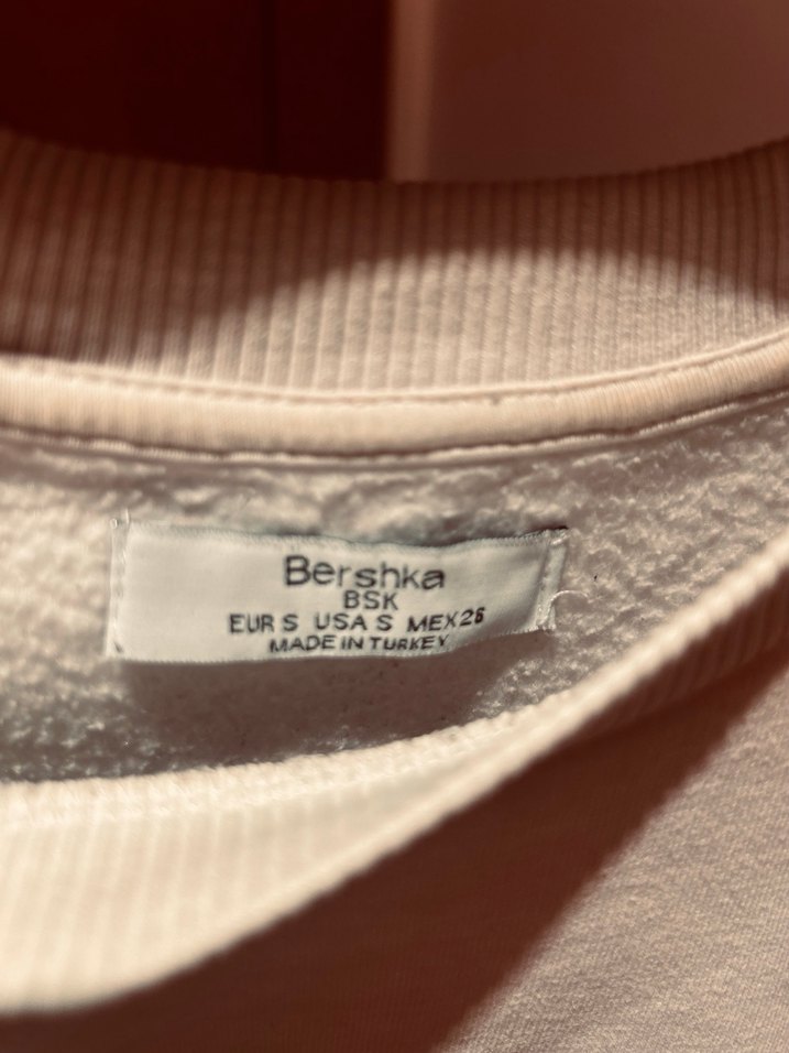 Beyaz Baskılı Oversize Kadın Sweatshirt - Görsel 3