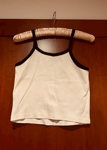 Beyaz Michigan Baskılı Crop - Görsel 2