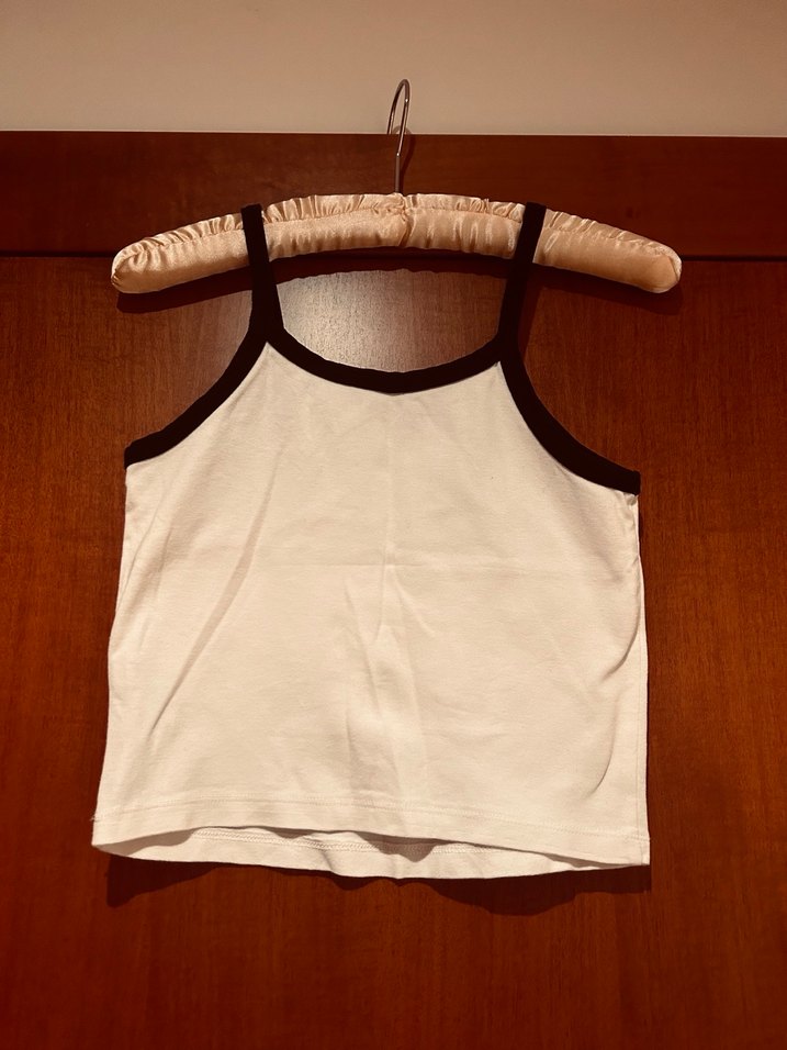 Beyaz Michigan Baskılı Crop - Görsel 2