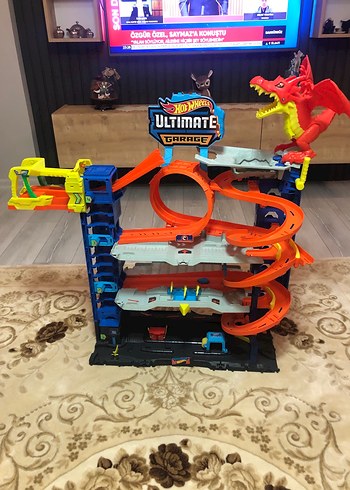 Renkli Ejderhalı Oyuncak Yarış Parkuru - Görsel 3