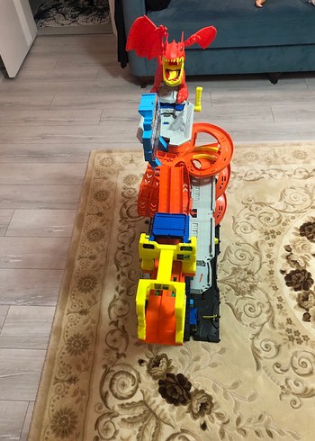 Renkli Ejderhalı Oyuncak Yarış Parkuru - Görsel 2