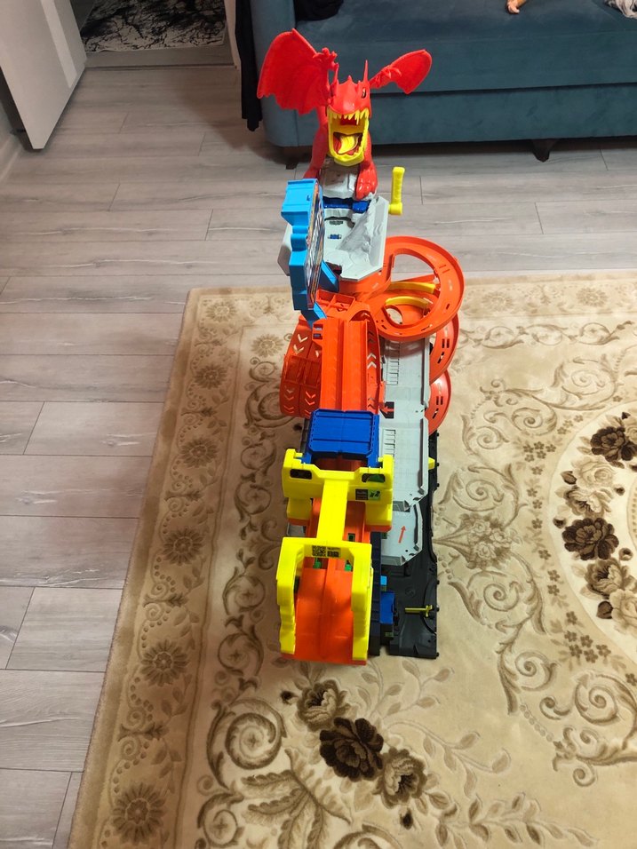 Renkli Ejderhalı Oyuncak Yarış Parkuru - Görsel 2