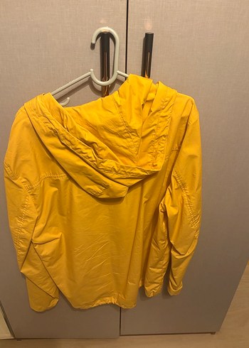 Sarı Midi Fermuarlı Erkek Yağmurluk - Görsel 2