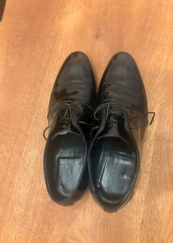 Damat Ceremony Siyah Deri Smokin Ayakkabı - Görsel 4