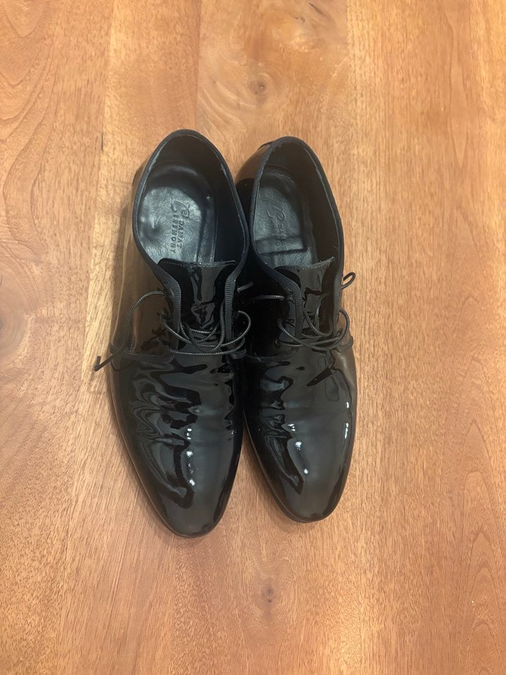 Damat Ceremony Siyah Deri Smokin Ayakkabı - Görsel 3