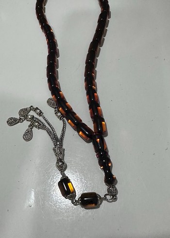 Ateş kehribar  Tesbih - Görsel 3