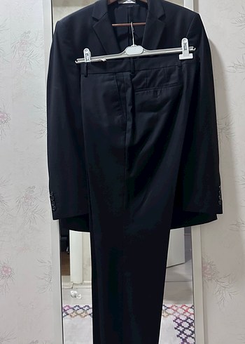DsDamat Erkek Siyah Düğmeli Normal Kesim Takım Elbise - Görsel 4