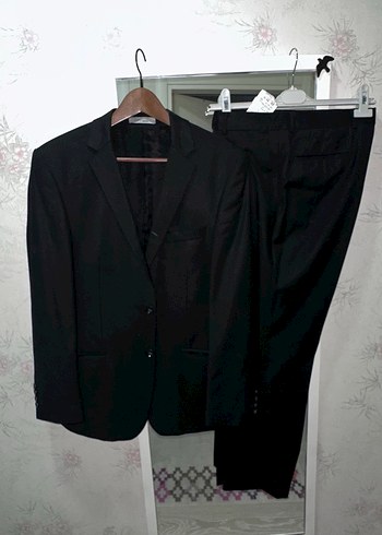 DsDamat Erkek Siyah Düğmeli Normal Kesim Takım Elbise - Görsel 5