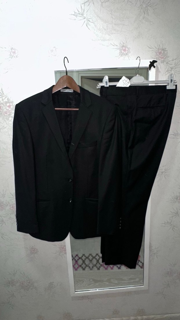 DsDamat Erkek Siyah Düğmeli Normal Kesim Takım Elbise - Görsel 5