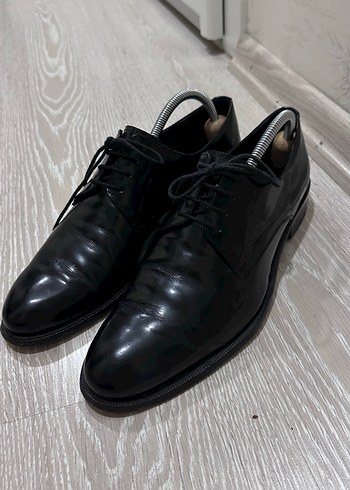 Divares Erkek Siyah Deri Klasik  Ayakkabı - Görsel 2