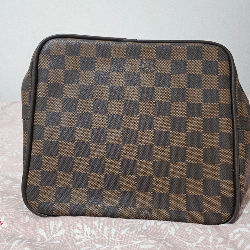 Kahverengi Kareli Deri Kadın Çantası - Görsel 4