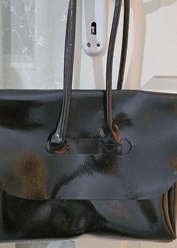 Siyah rugan Minimalist Kadın Çanta - Görsel 3