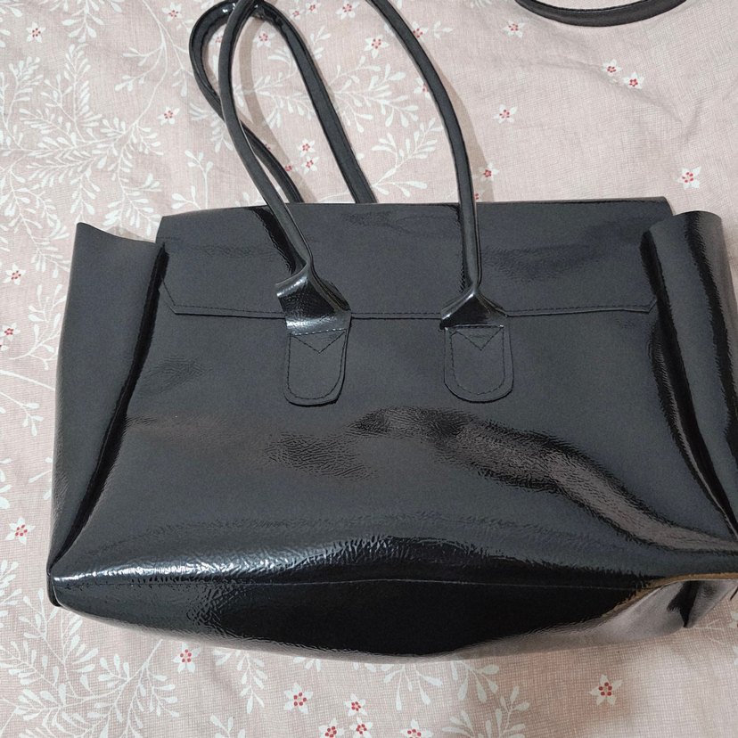 Siyah rugan Minimalist Kadın Çanta - Görsel 2