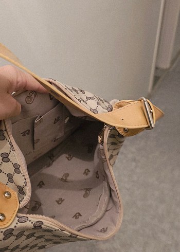 Renkli Çizgili Bohem Kadın Omuz Çantası - Görsel 3