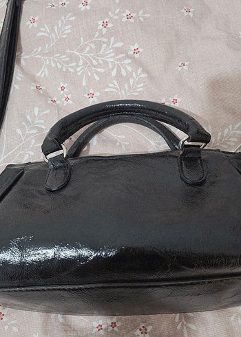 Siyah Deri Kadın Çanta - Görsel 3