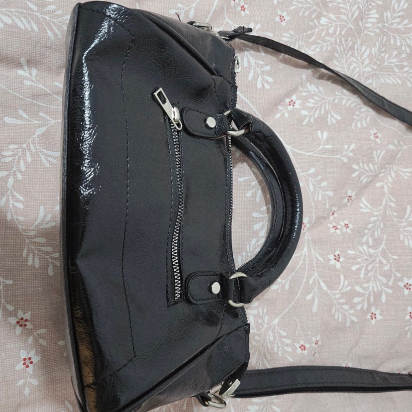 Siyah Deri Kadın Çanta - Görsel 2