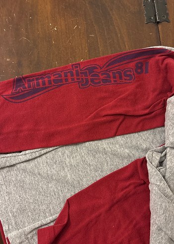 ARMANI JEANS Gri Uzun Kollu Pamuklu Erkek Sweatshirt - Görsel 2