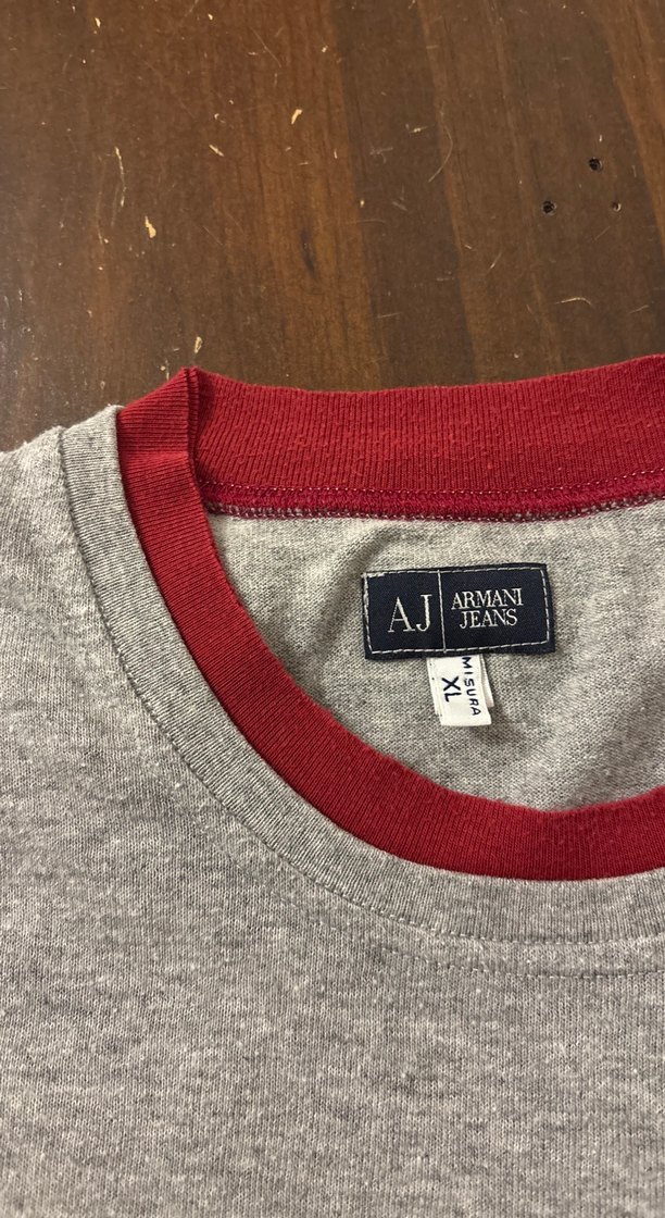 ARMANI JEANS Gri Uzun Kollu Pamuklu Erkek Sweatshirt - Görsel 3