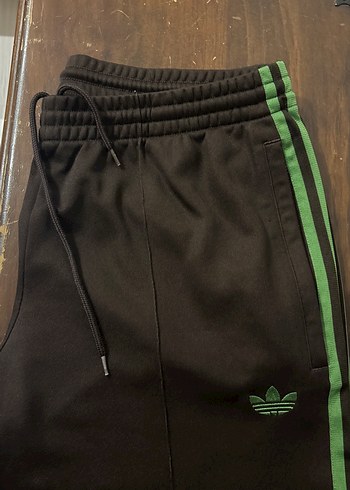 ADIDAS Unisex Kahverengi Yeşil Çizgili Eşofman Alt - Görsel 2