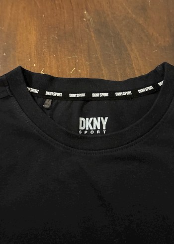 DKNY Siyah Erkek Bisiklet Yaka T-Shirt - Görsel 2