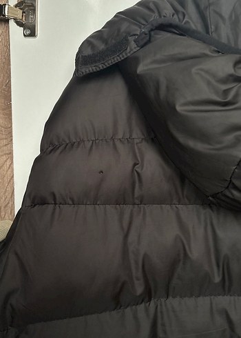 Erkek Siyah Midi Kaban, Fermuarlı, Rahat Kesim - Görsel 7