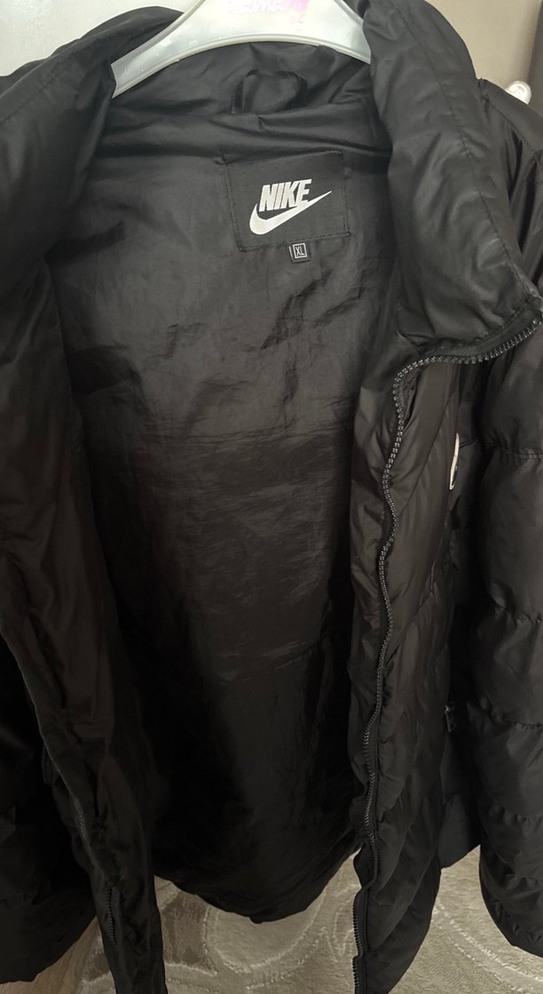 Siyah Fermuarlı Midi erkek Kışlık Mont - Görsel 2