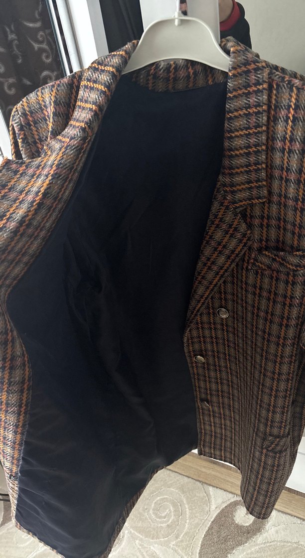 Düğmeli Midi Kadın Blazer Ceket - Görsel 3