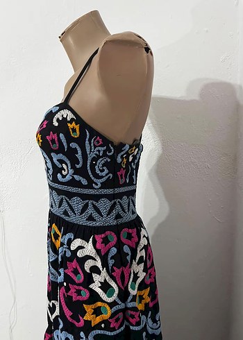 Uzun Bohem Elbise - Görsel 3