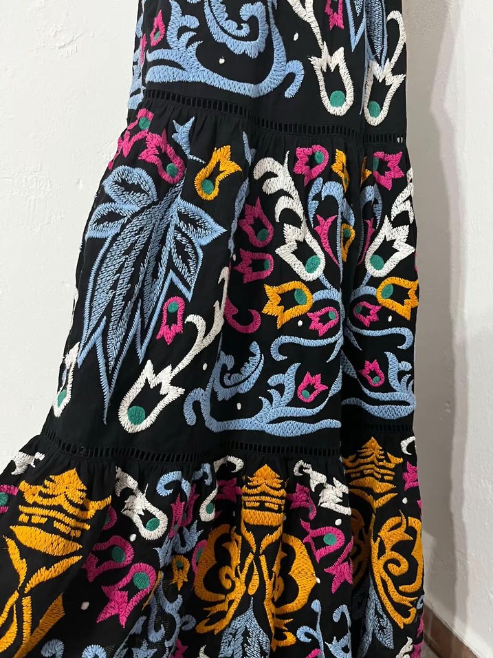 Uzun Bohem Elbise - Görsel 4