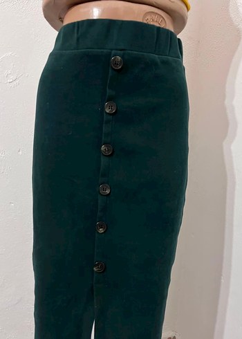 Sarı Boğazlı Kolsuz Triko Süveter - Görsel 2