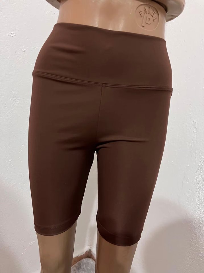 Kahverengi Mini Atlet Crop - Görsel 3