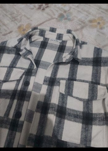 Gri Ekoseli Uzun Kollu Pamuklu Gömlek - Görsel 3